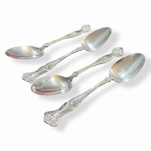 1847‎ Rogers Brothers Silver Plated Serving Spoons - Lot of (4)
